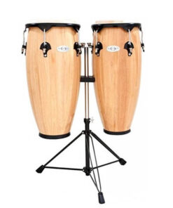 Coppia Congas Toca 2300N Synergy Series Wood Incluso Stand