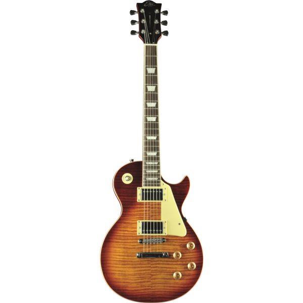 CHITARRA ELETTRICA EKO VL480 Honey Burst Flamed LES PAUL