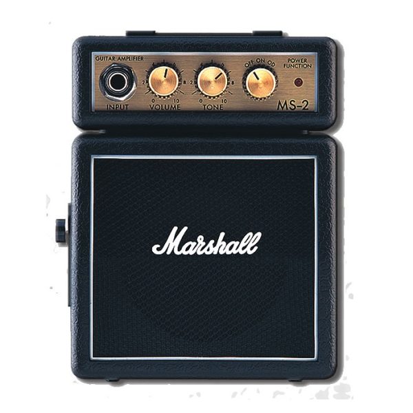 AMPLIFICATORE MARSHALL MS-2 BLACK A BATTERIA PER CHITARRA ELETTRICA