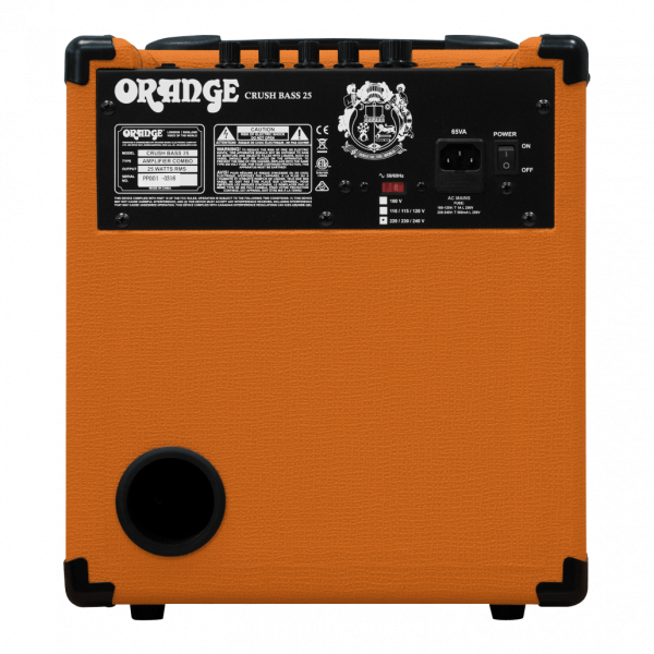 AMPLIFICATORE ORANGE CRUSH BASS 25 PER BASSO ELETTRICO - immagine 3