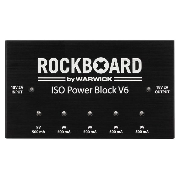 Alimentatore RockBoard ISO Power Blocks V6 Isolated Multi Power Supply per pedali
