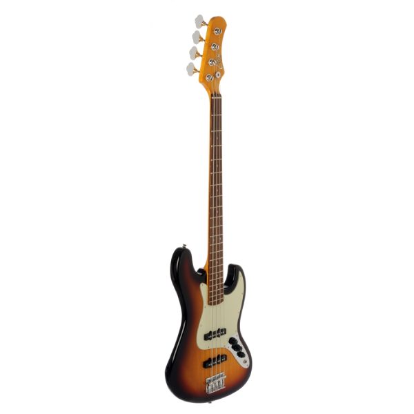 BASSO ELETTRICO EKO VJB-200V Vintage Sunburst JAZZ BASS 4 Corde - immagine 3