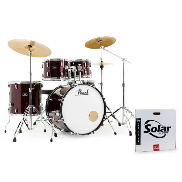 BATTERIA ACUSTICA PEARL RS525SBC C91 RED WINE ROADSHOW SERIES