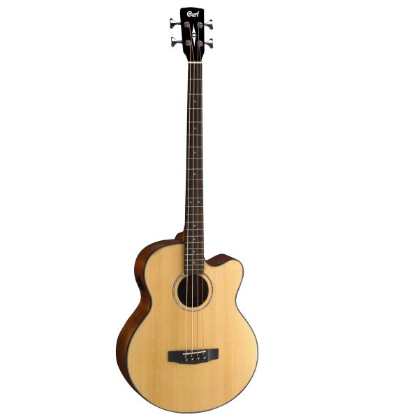 Basso Acustico CORT AB850F-Natural con custodia