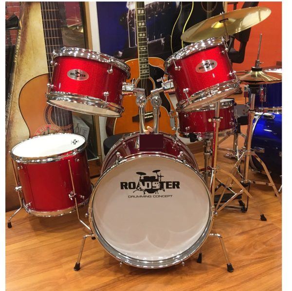 Batteria Acustica Roadster STV241R ROSSA 5 PEZZI Junior