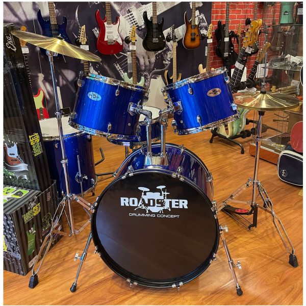 Batteria Acustica Roadster STV243BLU 5 PEZZI 22" DA STUDIO