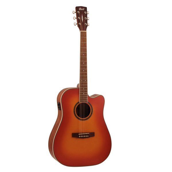 CHITARRA ACUSTICA CORT AD890CF Light Vintage Burst AMPLIFICATA FISHMAN