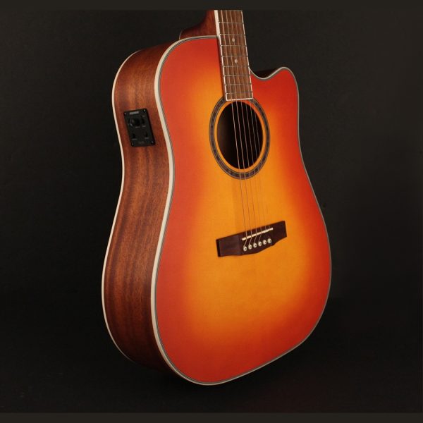 CHITARRA ACUSTICA CORT AD890CF Light Vintage Burst AMPLIFICATA FISHMAN - immagine 3