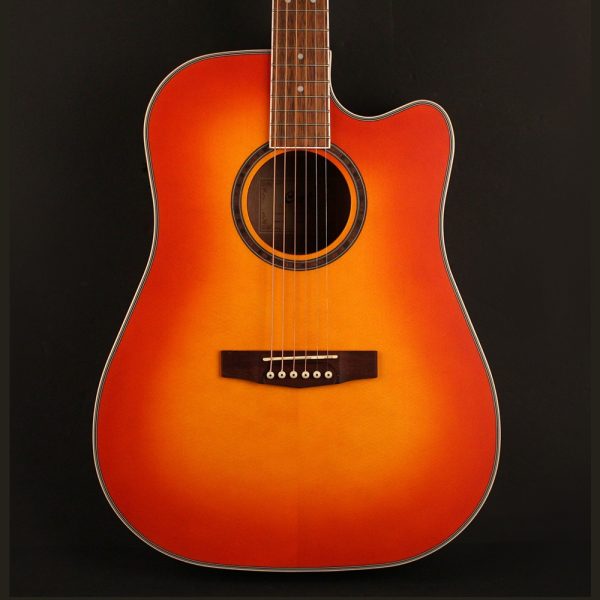 CHITARRA ACUSTICA CORT AD890CF Light Vintage Burst AMPLIFICATA FISHMAN - immagine 4
