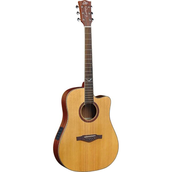 CHITARRA ACUSTICA EKO D350CE AMPLIFICATA SPALLA MANCANTE