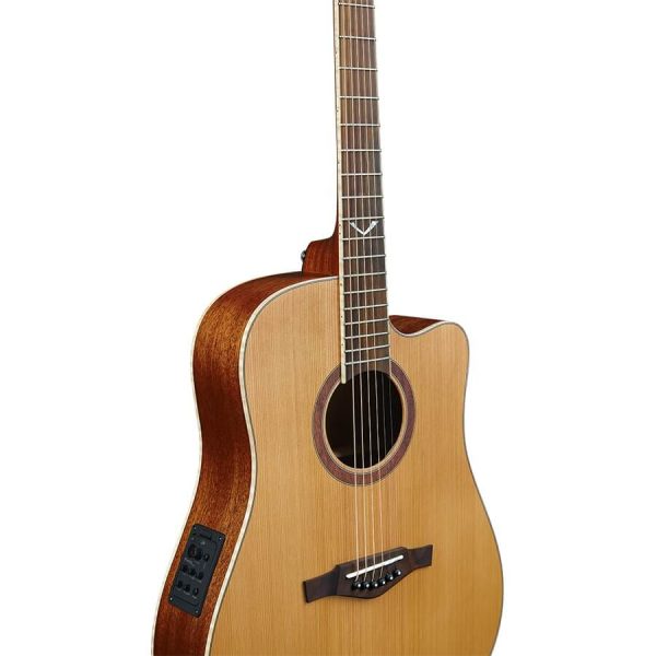 CHITARRA ACUSTICA EKO D350CE AMPLIFICATA SPALLA MANCANTE - immagine 2