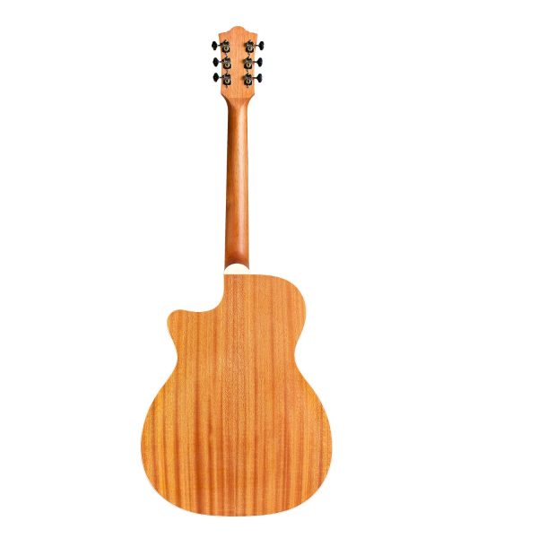 CHITARRA ACUSTICA GUILD OM-240 CE AMPLIFICATA SPALLA MANCANTE - immagine 3