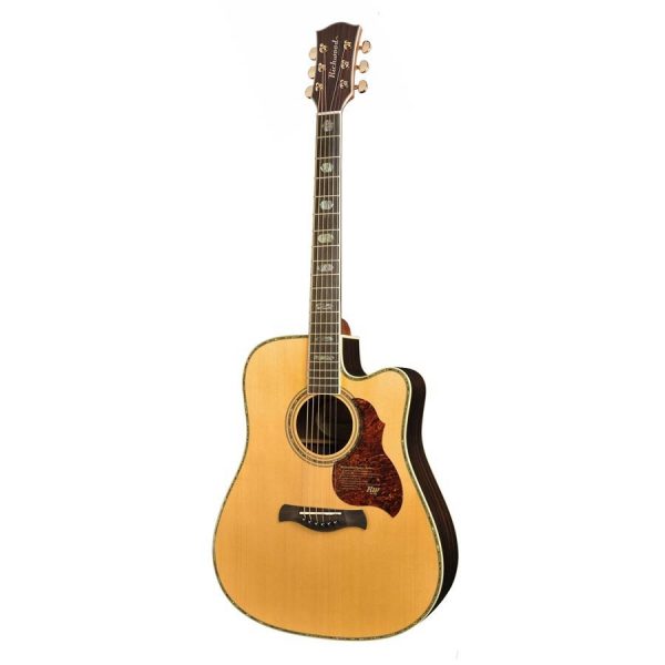 CHITARRA ACUSTICA RICHWOOD D70CE VA DREADNOUGHT AMPLIFICATA FISHMAN - immagine 2