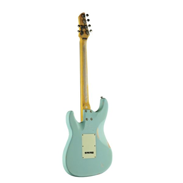 CHITARRA ELETTRICA EKO Aire Relic Daphne Blue STRATOCASTER - immagine 5