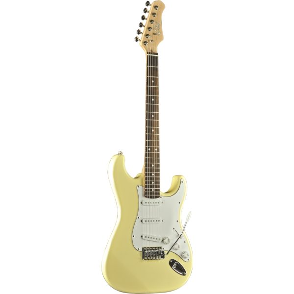 CHITARRA ELETTRICA EKO S300 CREAM STRATOCASTER - immagine 2