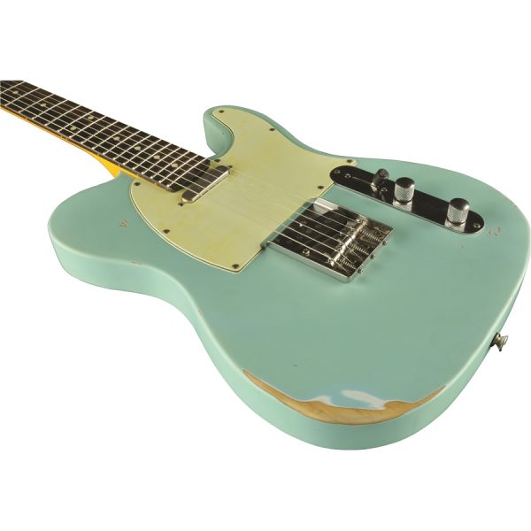 Chitarra Elettrica EKO VT380 Relic Daphne Blue Telecaster - immagine 7