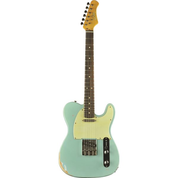 Chitarra Elettrica EKO VT380 Relic Daphne Blue Telecaster