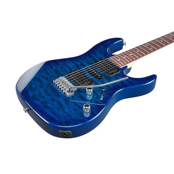 Chitarra Elettrica Ibanez RG Gio GRX70QA TBB Transparent Blue Burst - immagine 3