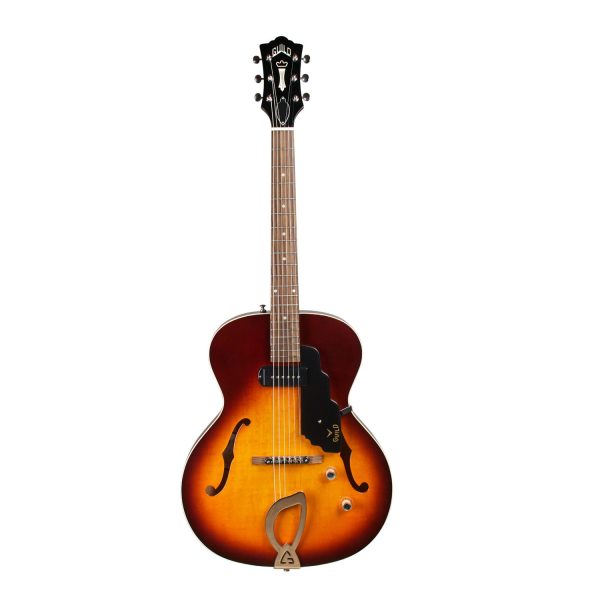 CHITARRA SEMIACUSTICA GUILD T-50 Slim Vintage Sunburst - immagine 3