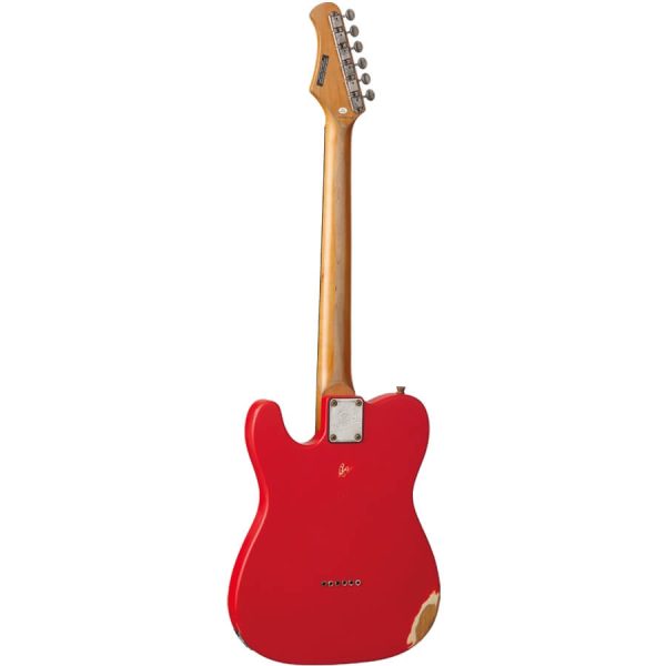 Chitarra Eelettrica Eko VT380 Relic Fiesta Red Telecaster - immagine 4
