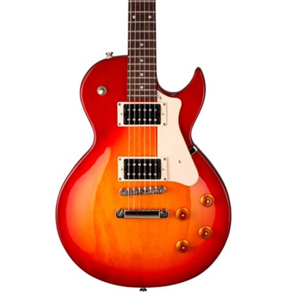 Chitarra Elettrica Cort CR100CRS modello Les Paul Cherry Sunburst - immagine 2