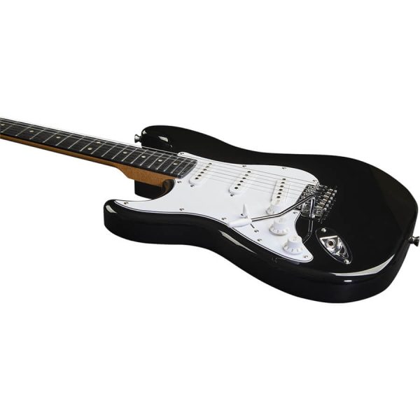 Chitarra Elettrica Eko S300LH Black Lefty Stratocaster Mancina - immagine 2