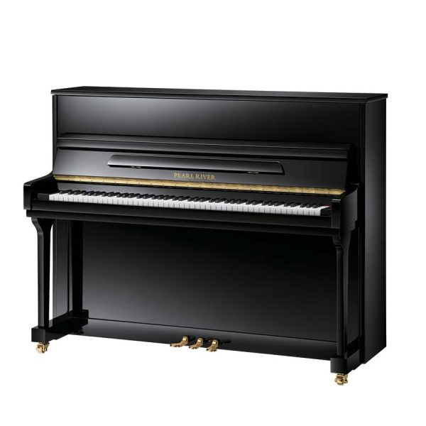 PIANOFORTE ACUSTICO PEARL RIVER UP115M2 Ebony VERTICALE A PARETE
