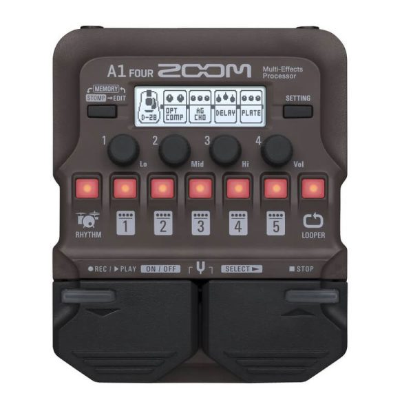 PEDALIERA ZOOM A1 FOUR MULTIEFFETTO PER CHITARRA ACUSTICA