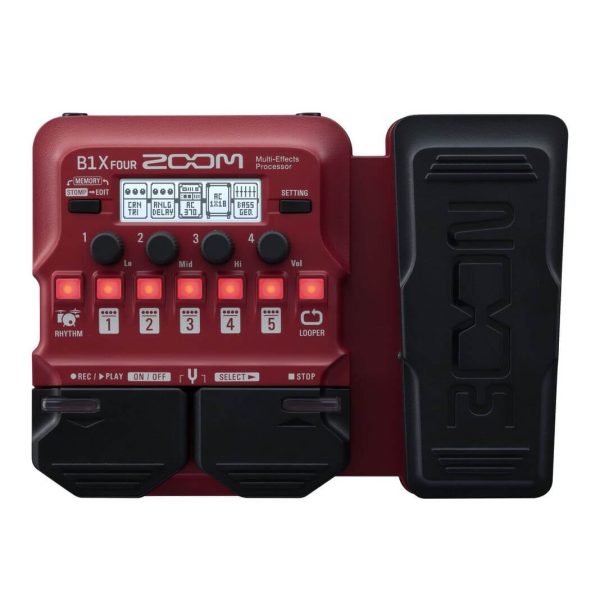 Pedaliera Zoom B1X FOUR Multieffetto per Basso Elettrico