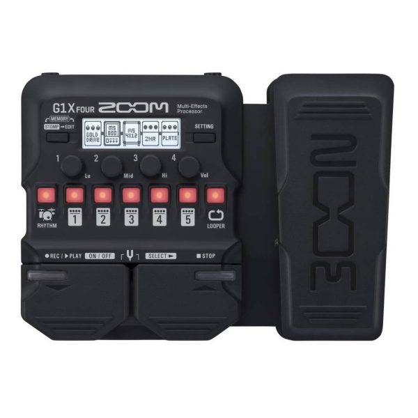 Pedaliera Zoom G1X FOUR Multieffetto per Chitarra Elettrica