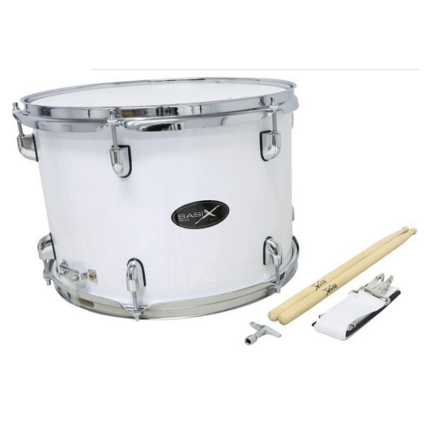 Tamburo Rullante Basix F893100 da banda 14" x 10" con bacchette e tracolla