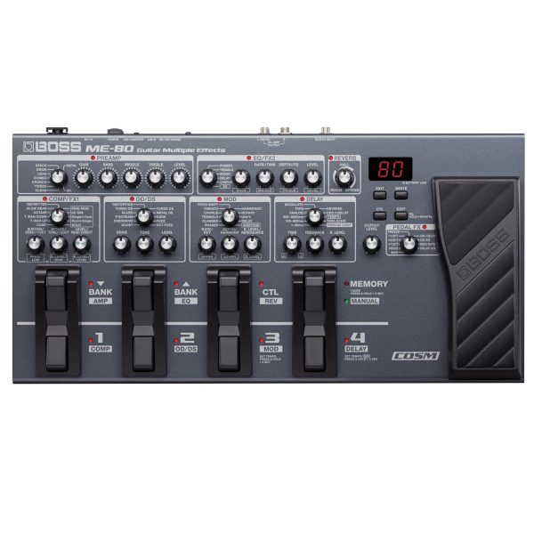 Pedaliera Boss ME-80 Multieffetto per Chitarra Elettrica